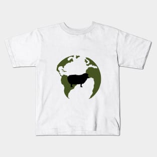 The World Around Ewe Logo Kids T-Shirt